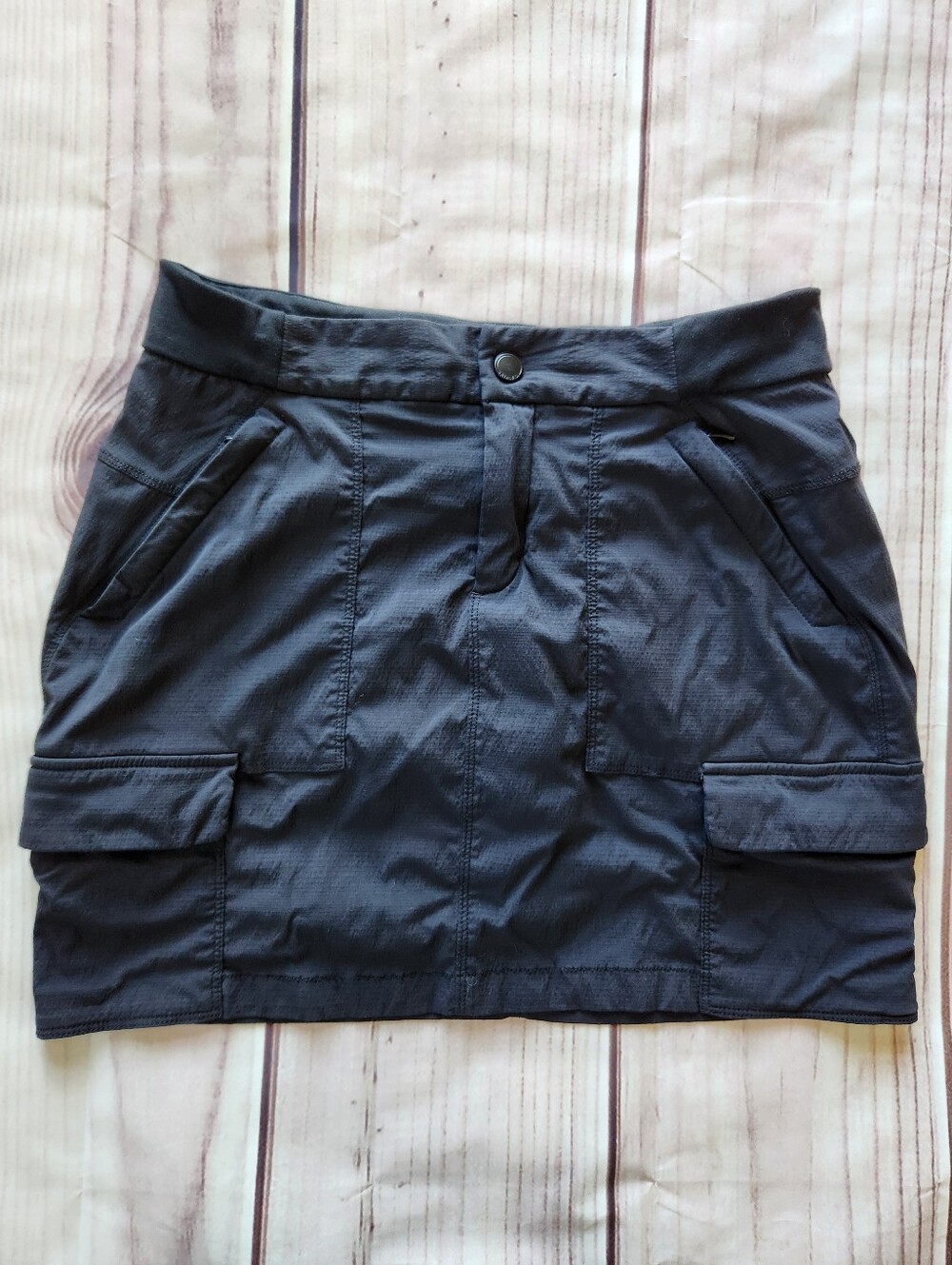 Athleta "Trekkie 2.0 Skort" Black | Women's Size 10 - Picture 2 of 9